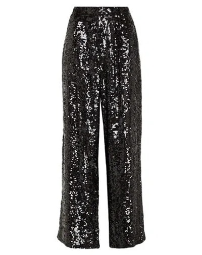 Lapointe Woman Pants Dark Brown Size 6 Viscose In Black