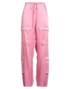 Lapointe Woman Pants Pink Size S Acetate, Viscose In Pink