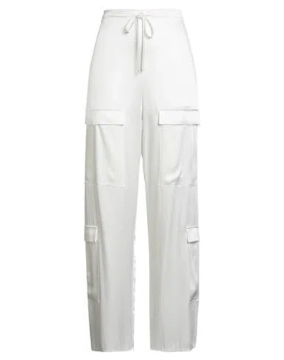 Lapointe Woman Pants White Size S Acetate, Viscose