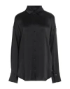 Lapointe Woman Shirt Black Size S Acetate, Viscose In Black