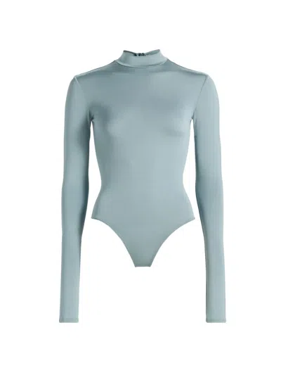 Lapointe Women's Jersey Slim-fit Bodysuit In Gray