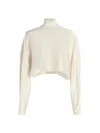 Lapointe Satin Caftan Top In White