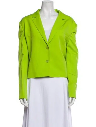 Pre-owned Lapointe Wool Blazer In Green