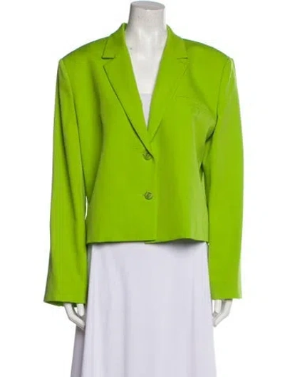 Pre-owned Lapointe Wool Blazer W/ Tags In Green