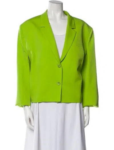 Pre-owned Lapointe Wool Jacket In Green