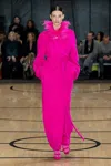 Lapointe Wool Mohair Belted Coat In Vivid Pink