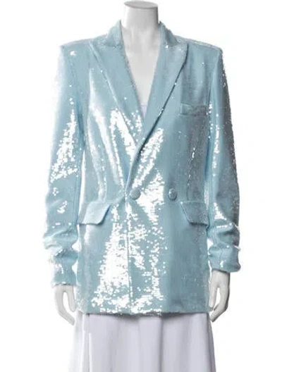 Pre-owned Laquan Smith Blazer W/ Tags In Blue