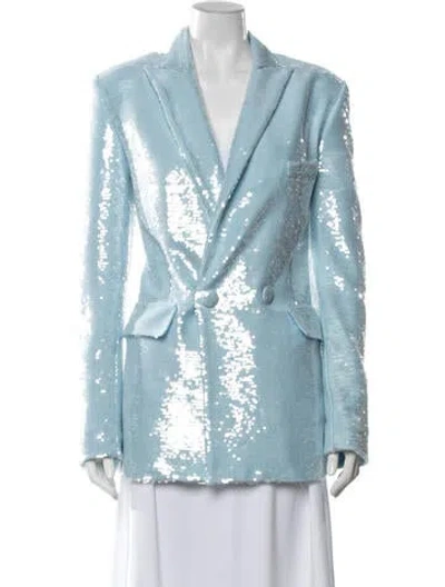 Pre-owned Laquan Smith Blazer W/ Tags In Blue