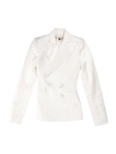Pre-owned Laquan Smith Blazer In White