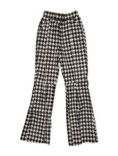 Pre-owned Laquan Smith Leather Flared Pants W/ Tags In Multicolor