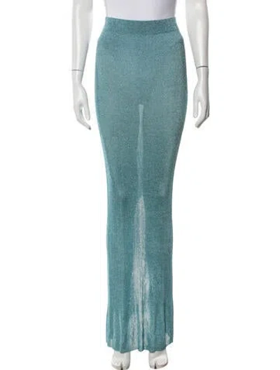 Pre-owned Laquan Smith Long Skirt In Blue