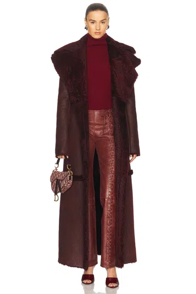 Laquan Smith Long Sleeve Tailored Coat In Green