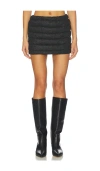 Laquan Smith Low Rise Mini Skirt In Gray