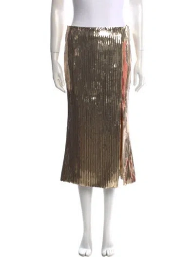 Pre-owned Laquan Smith Midi Length Skirt W/ Tags In Multi