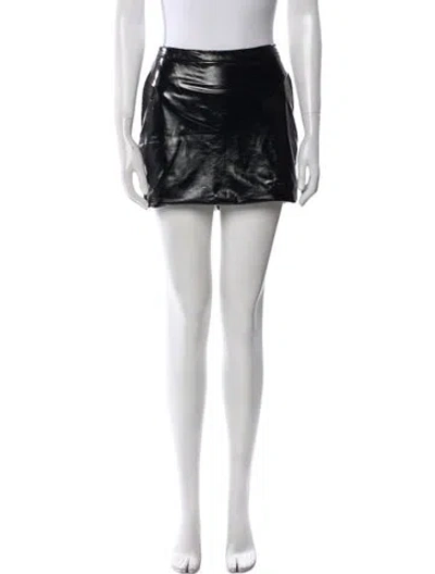 Pre-owned Laquan Smith Mini Skirt In Black