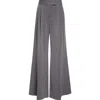 Laquan Smith Relaxed Fit Tailored Crystal Trousers In Gray