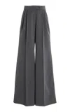 Laquan Smith Relaxed Fit Tailored Trouser In Grey