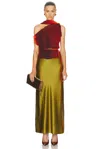 Laquan Smith Scarf Top In Multi