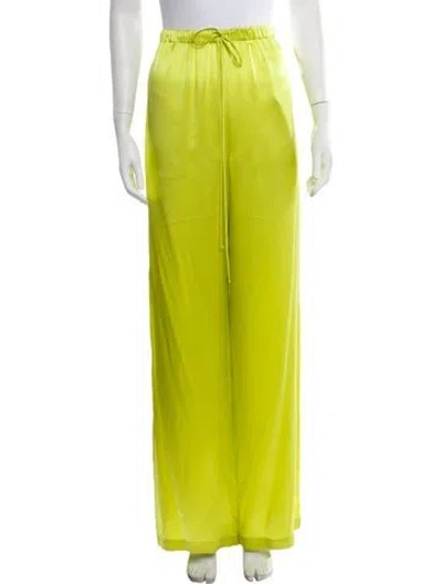 Pre-owned Laquan Smith Silk Pajamas W/ Tags In Green