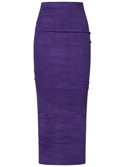 Laquan Smith Skirt In Purple