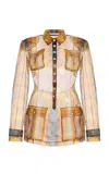 Laquan Smith Snake-printed Mini Dress In Multi