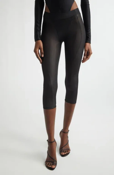 Laquan Smith Solid Capris In Black