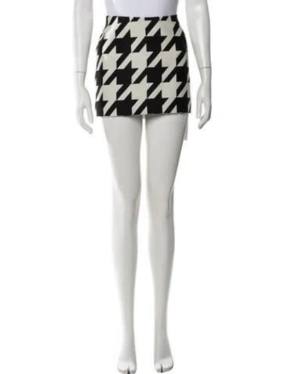 Pre-owned Laquan Smith Virgin Wool Mini Skirt W/ Tags In Pink