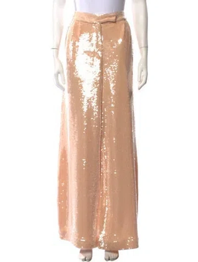 Pre-owned Laquan Smith Wide Leg Pants W/ Tags In Pink