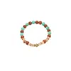 Lara Ari Women's Blue / Brown / Gold Turquoise & Jasper Beaded Bracelet In Multi