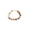 Lara Ari Women's Brown / Neutrals Brown Agate Natural Stone Bracelet In Brown