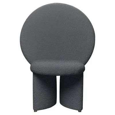 Pre-owned Lara Bohinc Afternoon Chair, Sculptural, Dining, Occasional, Grey Boucle In Gray