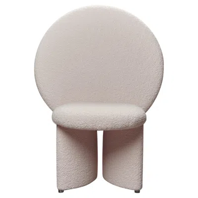 Pre-owned Lara Bohinc Afternoon Chair, Sculptural, Dining, Occasional, Pink Boucle