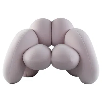 Pre-owned Lara Bohinc Derrière Armchair, Pink Velvet, Modern Organic Sculptural