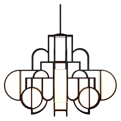 Pre-owned Lara Bohinc Moonrise Chandelier, Black Finish By