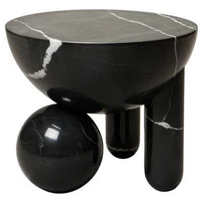 Pre-owned Lara Bohinc Sculptural Profiterole Small Coffee Table In Black Marble By