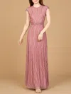 Lara Dresses 28898 Beaded Long Formal Evening Dress In Pink