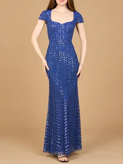 Lara Dresses 28900 Long Formal Mermaid Evening Dress In Blue