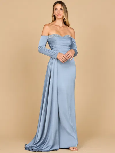 Lara Dresses 28936 Long Formal Beaded Prom Evening Dress In Green