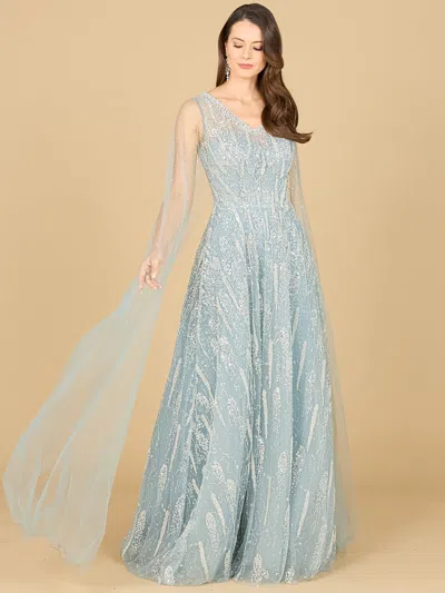 Lara Dresses 29143 A Line Mother Of The Bride Long Dress In Gray