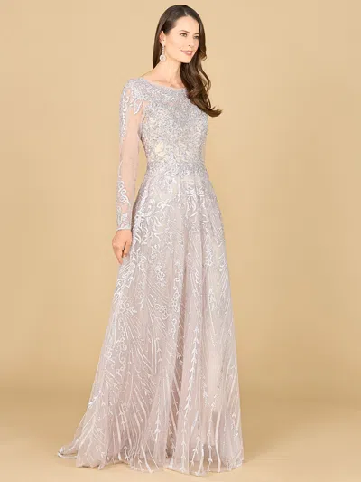 Lara Dresses 29154 Long Formal Mother Of The Bride A Line Dress In Pink
