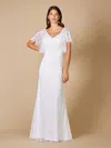 Lara Dresses 51056 Long Bridal Cape Wedding Dress In White