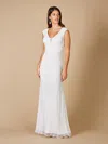 Lara Dresses 51071 Bridal Long Wedding Simple Dress In Multi