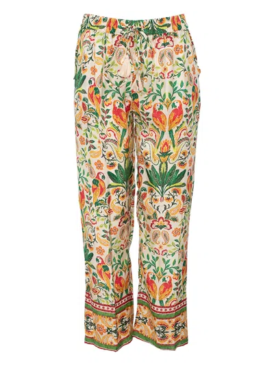 Lara Ethnics Paisley Trousers In Multi