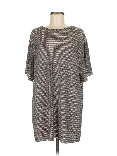 Pre-owned Lara Knit Casual Dress In Gray