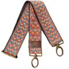 Lara Moti Women's Orange And Turquoise Dots Strap Bag In Multi