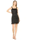 Lara New York Beaded Fringe Cocktail Dress In Black