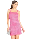 Lara New York Beaded Fringe Cocktail Dress In Pink