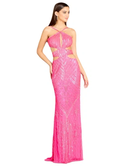 Lara New York Bel & Genesis Prom Dress In Hotpink