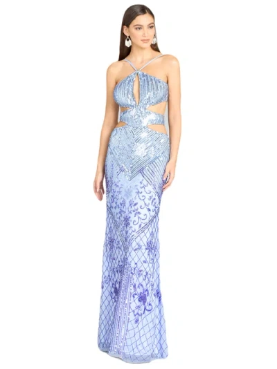 Lara New York Bel & Genesis Prom Dress In Periwinkle