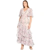Lara New York Cape Sleeve Print Dress In Pink